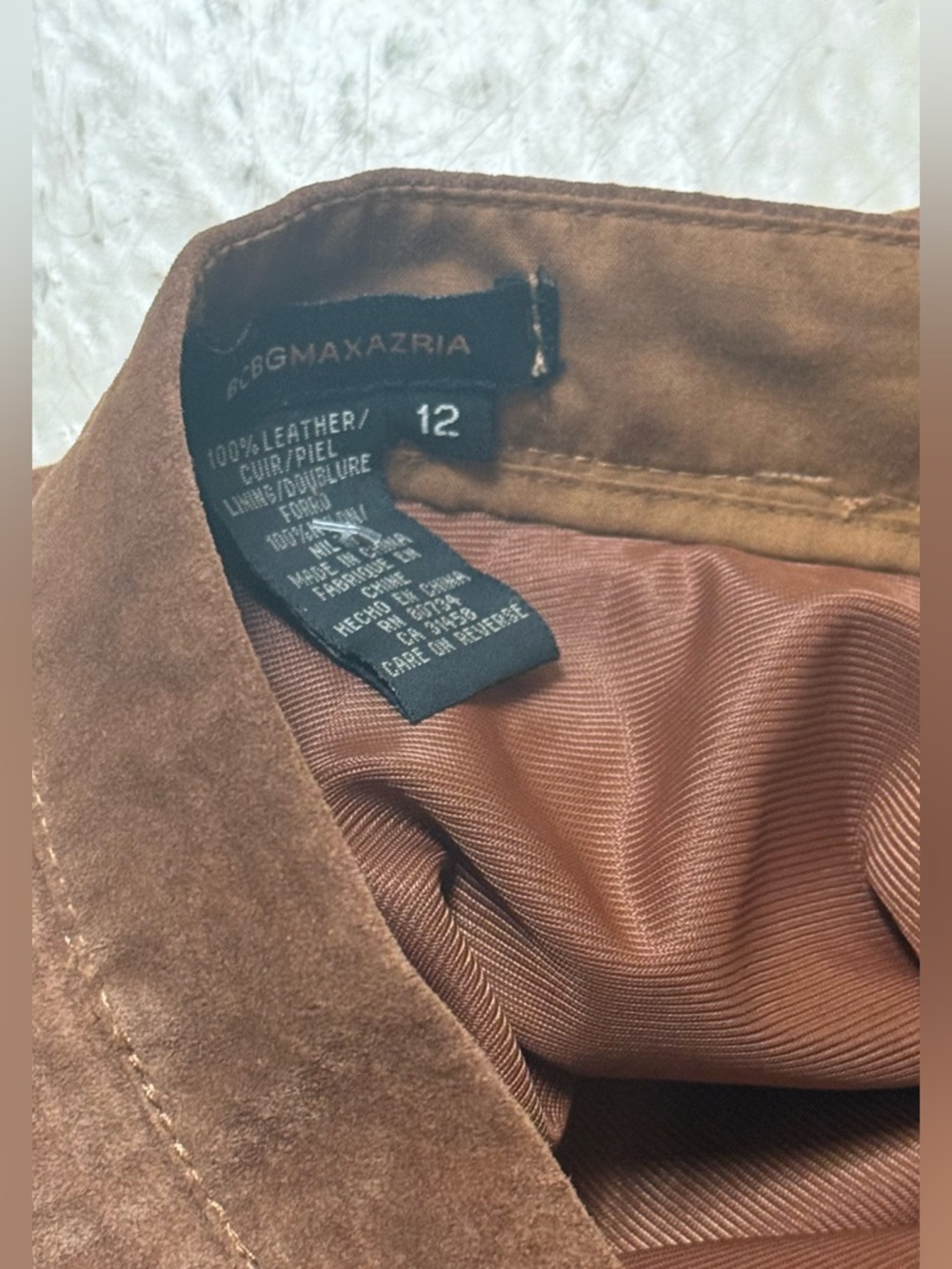 Y2K Genuine Leather BCBG Pants - Picture 5 of 6